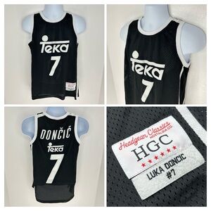 Headgear‎ Classics Luka Dončić #7 XS Jersey Real Madrid Teka Black Basketball